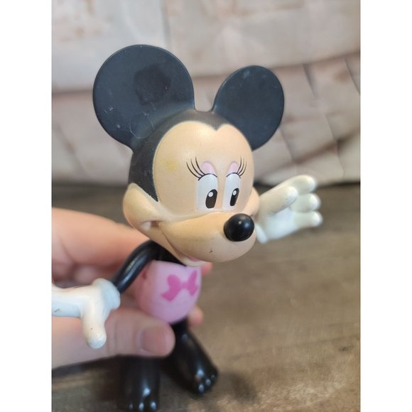 Mattel 2013 Disney Minnie Mouse pink bathing suit toy figure - Picture 2 of 8